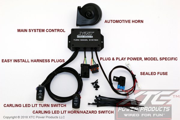 Motorsports Plug & Play Self Canceling Turn Signal System w/ Horn Hond –  Pro UTV Parts