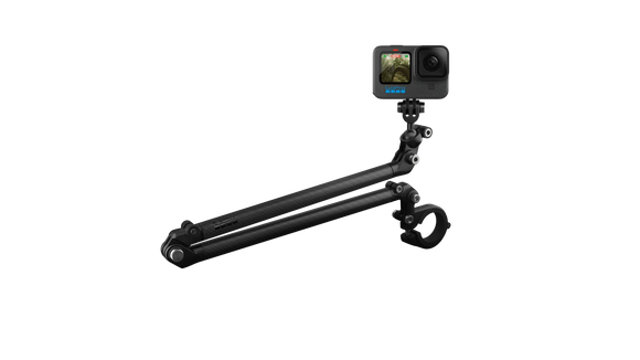 GoPro Boom + Bar Mount Camera Extension Arm Kit for Bikes + More