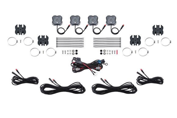 Diode Dynamics Stage Series Rock Light Installer Kit For Polaris RZR Pro 2020-2023