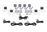 Diode Dynamics Stage Series Universal Rock Light SXS Installer Kit (4-Pack)