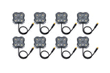 Diode Dynamics Stage Series Universal Rock Light SXS Installer Kit (8-Pack)