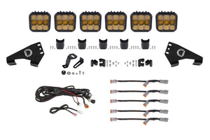 Diode Dynamics SS5 Roof CrossLink Lightbar Kit For 2020-2023 Polaris RZR Pro