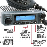 Rugged Radios Radio Kit - G1 ADVENTURE SERIES Waterproof GMRS Mobile Radio with Antenna