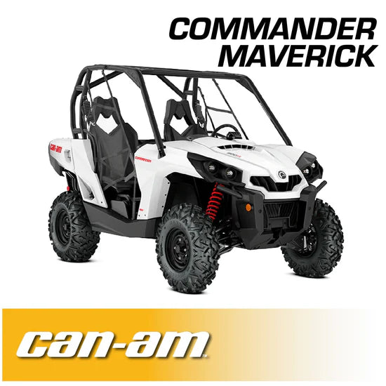 Rugged Radios Can-Am Commander and Maverick Complete Communication Kit with Bluetooth Intercom and 2-Way Radio - Dash Mount