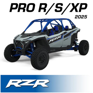 Rugged Radios 2025 Polaris RZR Pro XP, Pro R, and Pro S - Complete Communication Kit with Bluetooth Intercom and 2-Way Radio