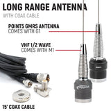 Rugged Radios 2025 Polaris RZR Pro XP, Pro R, and Pro S - Complete Communication Kit with Bluetooth Intercom and 2-Way Radio