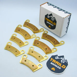 Traild  Polaris RZR XP 1000/XP4 1000/RZR 4 900/S 4 1000/S 4 900 2015-2024 Brass Brake Pad Set