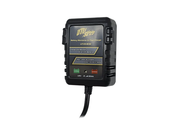 UTV STEREO 12V AUTOMATIC BATTERY CHARGER/MAINTAINER