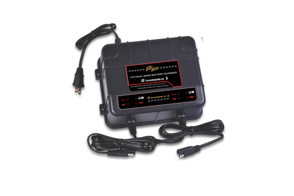 UTV STEREO DUAL-BANK BATTERY CHARGER / MAINTAINER