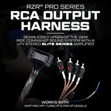 RZR® PRO SERIES RIDE COMMAND FRONT & REAR RCA OUTPUT + SPEAKER WIRE & REMOTE