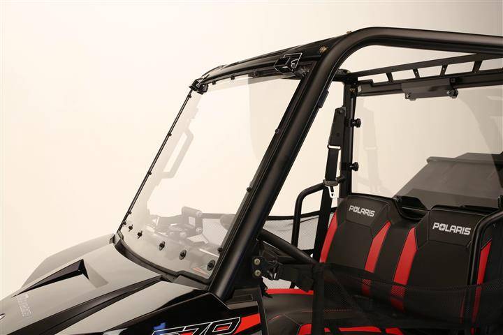 Mid-Size/2 Seat Polaris Ranger Flip-up Windshield - by EMP – Pro UTV Parts