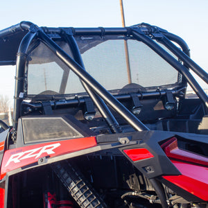 MotoRoof Rear Window Split Back – Polaris RZR XP Turbo S – 2/4 Door – Black