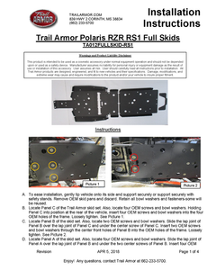 Trail Armor Polaris RZR RS1 Full Skid Plates – Pro UTV Parts
