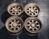 Vivid Racing Forged D15 Wheel Package Trail Can-Am Maverick X3 15x7 Satin Bronze