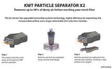 X2 Particle Separator for 2019 - 2021 Honda Talon by KWT