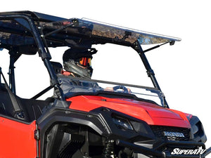 Super ATV HONDA PIONEER 1000 SCRATCH-RESISTANT FLIP WINDSHIELD