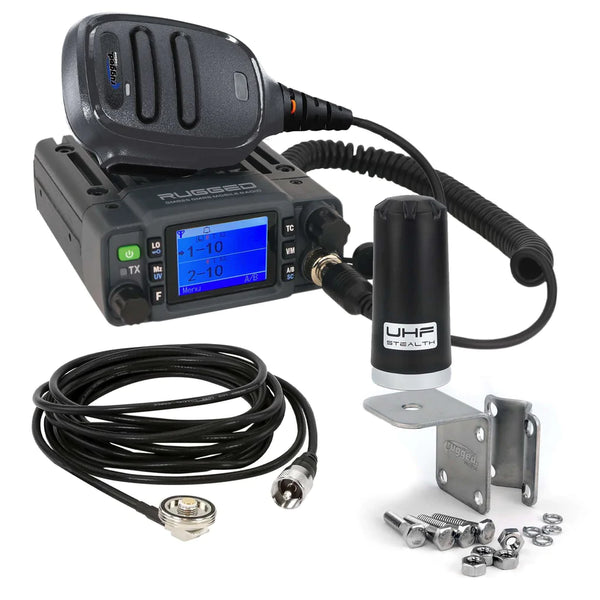Rugged Radios Radio Kit Lite GMR25 Waterproof GMRS Mobile Radio with –  Pro UTV Parts